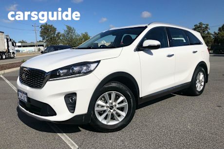White 2018 Kia Sorento Wagon UM Si Wagon 7st 5dr Spts Auto 8sp 3.5i [MY19]
