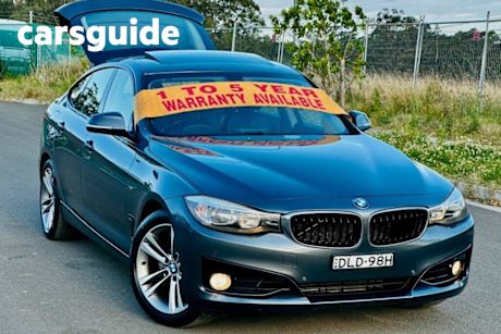 Grey 2015 BMW 320I Hatchback Gran Turismo (sport)