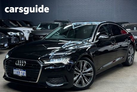 Black 2020 Audi A6 Sedan 45 TFSI QUATTRO MHEV 4A MY20