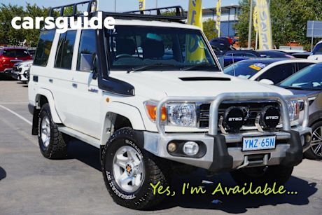 White 2015 Toyota Landcruiser Wagon GXL (4X4)