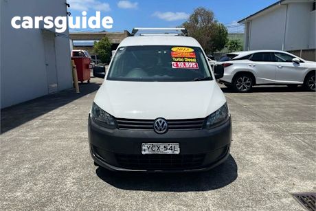White 2015 Volkswagen Caddy Van TDI250