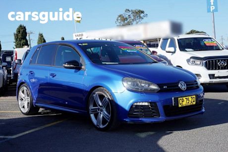 Blue 2012 Volkswagen Golf Hatchback R