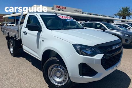 White 2025 Isuzu D-MAX Cab Chassis SX (4X2) High-Ride