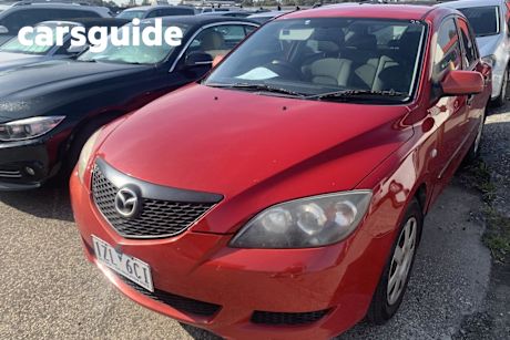 Red 2005 Mazda 3 Hatchback NEO