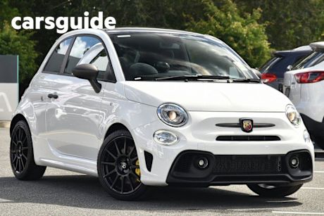 White 2024 Abarth 695 Hatchback Competizione