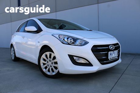 White 2017 Hyundai I30 Hatchback Active
