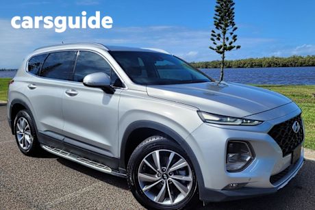 Silver 2020 Hyundai Santa FE Wagon Active X Crdi (awd)