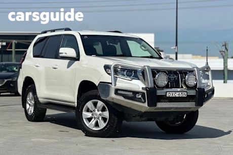 White 2018 Toyota Landcruiser Prado Wagon GXL (4X4)