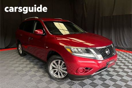 Red 2014 Nissan Pathfinder Wagon ST (4X2)