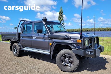Grey 2023 Toyota Landcruiser 70 Series Double Cab Chassis LC79 GXL