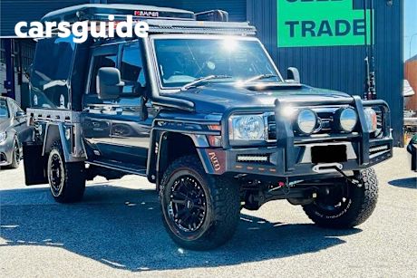 Grey 2018 Toyota Landcruiser Double Cab Chassis GXL (4X4)