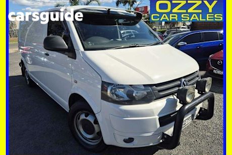 White 2013 Volkswagen Transporter Van TDI 400 SWB LOW 4 Motion