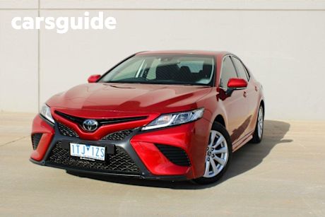 Red 2018 Toyota Camry Sedan Ascent Sport