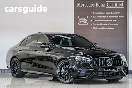 Black 2021 Mercedes-Benz E53 Saloon 4Matic+ EQ (hybrid)