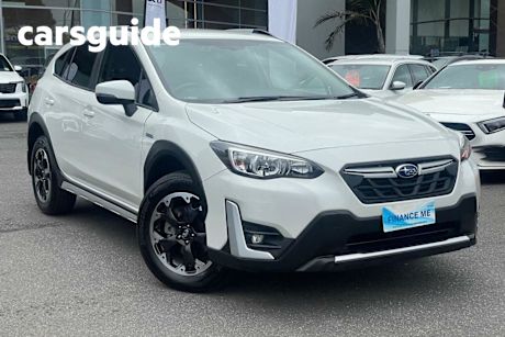 White 2021 Subaru XV Wagon Hybrid L AWD