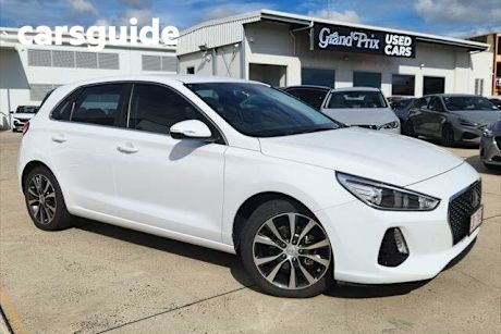 White 2018 Hyundai I30 Hatchback Elite 1.6 Crdi