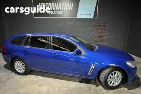 Blue 2016 Holden Commodore Wagon