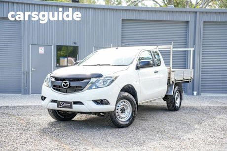 White 2016 Mazda BT-50 Ute Tray XT Hi-Rider Cab Chassis Freestyle 4dr Spts Auto 6sp 4x2 1402