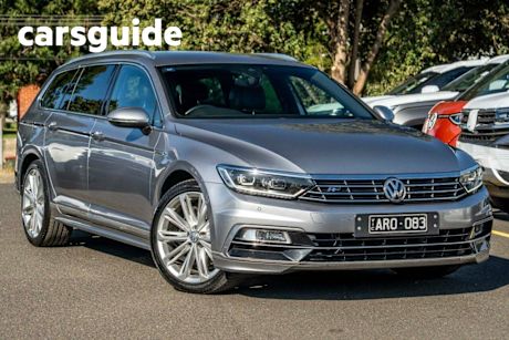 Silver 2018 Volkswagen Passat Wagon 206TSI R-Line