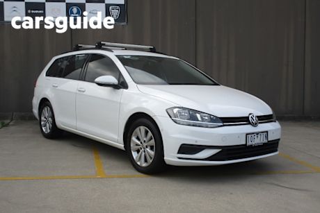 White 2019 Volkswagen Golf Wagon 110 TSI Trendline
