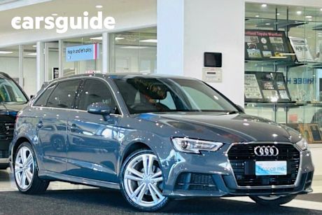 Grey 2020 Audi A3 Sportback 35 Tfsi S Line Plus