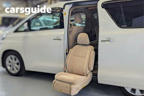 White 2013 Toyota Vellfire OtherCar WELCAB, SIDE CHAIR LIFT, FINANCE AVAILABLE, PEOPLE MOVER