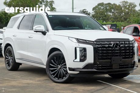 White 2024 Hyundai Palisade Wagon Calligraphy Black INK (7 Seat)