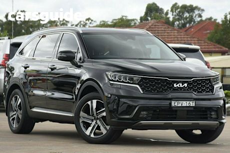 Black 2022 Kia Sorento Wagon Sport+ 7 Seat