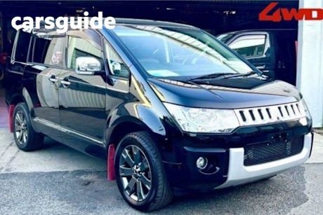 Black 2018 Mitsubishi Delica OtherCar CHAMOMIX 4WD, HALF LEATHER SEATS