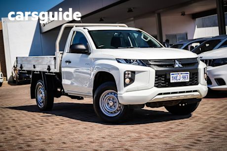 White 2020 Mitsubishi Triton Cab Chassis GLX (4X2)