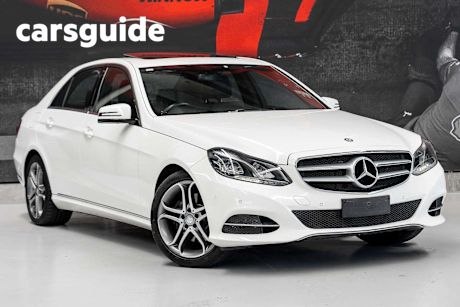 White 2016 Mercedes-Benz E200 Sedan
