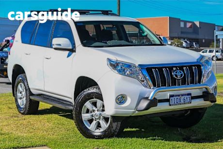 White 2016 Toyota Landcruiser Prado Wagon GXL (4X4)
