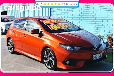 Orange 2016 Toyota Corolla Hatchback SX