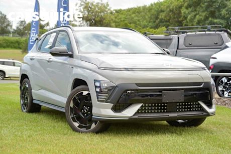 Grey 2024 Hyundai Kona Wagon Electric N Line