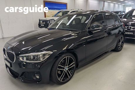 Black 2018 BMW 1 Hatch 118i Steptronic M Sport