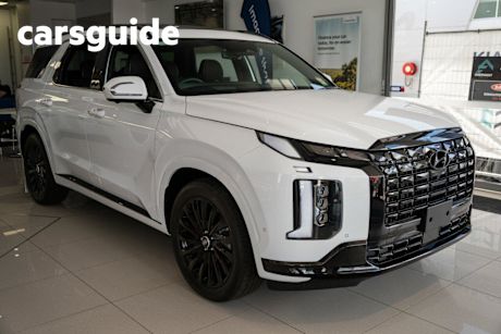 White 2024 Hyundai Palisade Wagon Calligraphy Black INK (8 Seat)