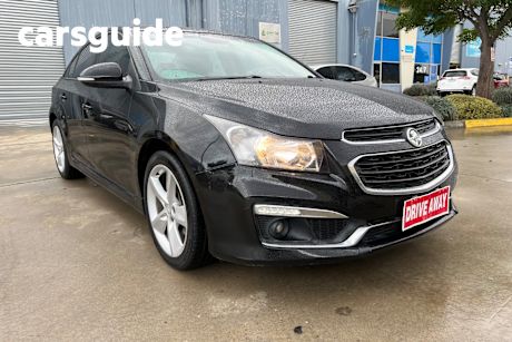 Black 2015 Holden Cruze Sedan SRI V