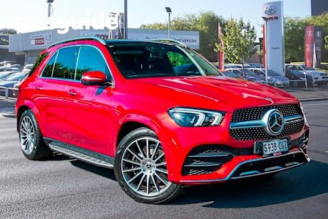 Red 2019 Mercedes-Benz GLE300 Wagon D 4Matic
