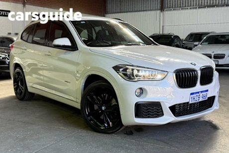 White 2017 BMW X1 Wagon xDRIVE 25i M SPORT F48 MY18