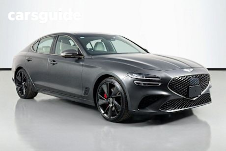 Grey 2023 Genesis G70 Sedan 3.3T Sport