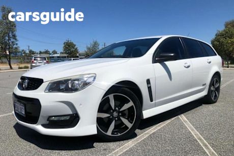 White 2016 Holden Commodore Wagon VF Series II SV6 Black Sportwagon 5dr Spts Auto 6sp 3.6i [MY