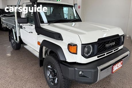 White 2024 Toyota Landcruiser 70 Series Cab Chassis LC79 GXL