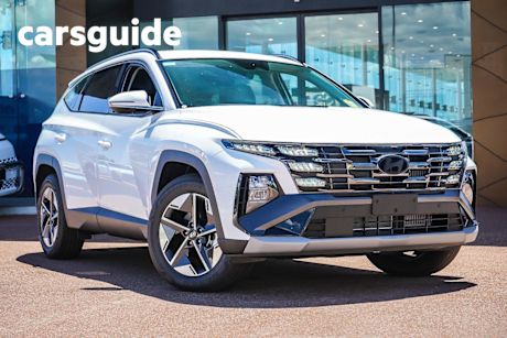 White 2024 Hyundai Tucson Wagon Elite (awd)