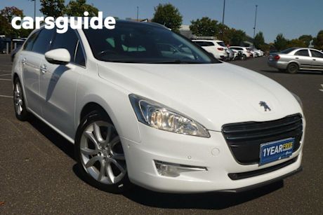 White 2013 Peugeot 508 Wagon Allure Touring 1.6T