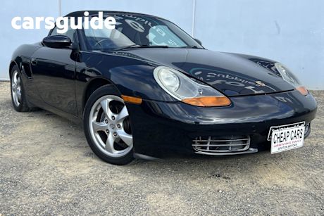 Black 2001 Porsche Boxster Roadster