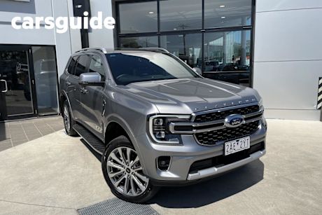 Silver 2024 Ford Everest Wagon Platinum (4WD)