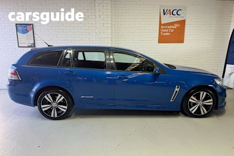 Blue 2015 Holden Commodore Sportswagon SV6 Storm