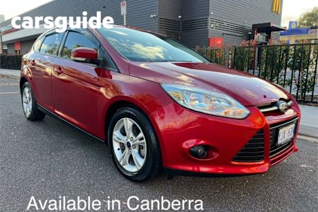 Red 2014 Ford Focus Hatchback Trend