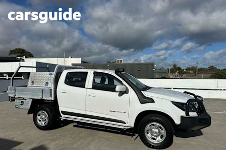 White 2017 Holden Colorado Crew Cab Chassis LS (4X4)