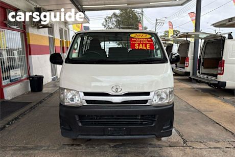 White 2013 Toyota Hiace Van LWB